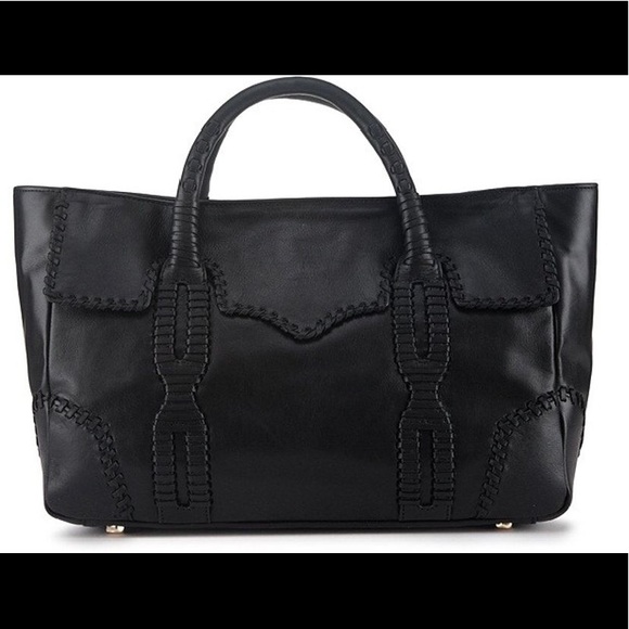 Rebecca Minkoff Handbags - Rebecca Minkoff Johnny Black Leather Tote